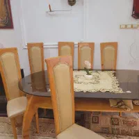 میزناهارخوری ۸نفره|میز و صندلی غذاخوری|رشت, دروازه لاکان|دیوار