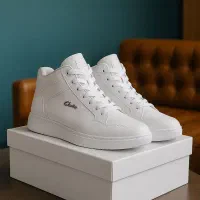 نیم بوت بندی مردانه clarks-سفید