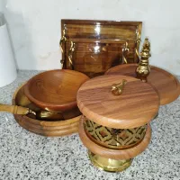 ظرف چوبی سرویس پذیرایی