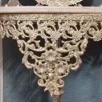 آینه شمعدان نقره خوشگل/ مناسب جهیزیه و دکور|بوفه، ویترین، کنسول|اصفهان, شهرک سلامت|دیوار