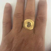 انگشتر طلا بیت کوین