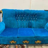 مبل هفت نفره سالم جلومبلی وساعت برای باغ ویلاخونه|مبلمان خانگی و میز عسلی|مشهد, توس (بلوار توس)|دیوار