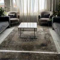 مبل راحتی ۸نفره در حد نو  به همراه میز ناهار خوری|مبلمان خانگی و میز عسلی|تهران, مینی‌سیتی (شهرک نفت)|دیوار