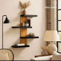 شلف اکسسوری قفسه دکوراسیون|کتابخانه، شلف، قفسههای دیواری|ارومیه, |دیوار