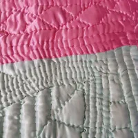 لحاف دوختنی پنبه ای، ساتن و مهره دوزی شده