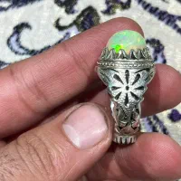 انگشتر نقره اوپال|جواهرات|کرج, شهرک بنفشه|دیوار