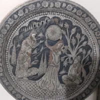 سینی مسی قدیمی 60سانتی