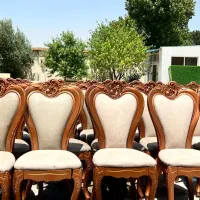 فروش صندلی و میز سالن و تالار نصف قیمت|میز و صندلی غذاخوری|شیراز, فرهنگ شهر|دیوار