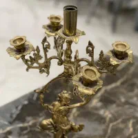 2عدد شمعدان برنجی|صنایع دستی و سایر لوازم تزئینی|آمل, |دیوار