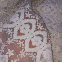 پرده توری خامه دوزی