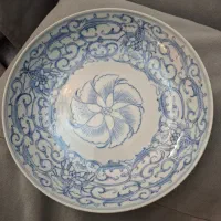 بشقاب قلم ابی قدیمی اصل