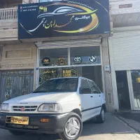 پراید۸۶سفید بدون رنگ