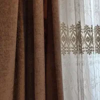 پرده زیبا و پارچه خارجی همراه والان|پرده، رانر، رومیزی|الشتر, |دیوار