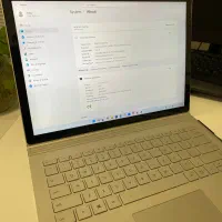 لبتاب surface book 1 نسل 6-i7-6600- رم16-500SSD