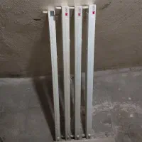 قاب مهتابی دوقلو مازی نور با لامپ|لامپ و چراغ|ملارد, |دیوار