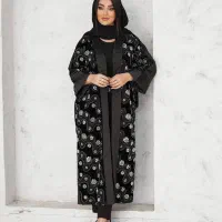 مانتو ژاکارد مخمل کریپ