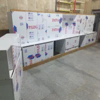 کابینت هایگلاس دستگیره مخفی فروشی|مصالح و تجهیزات ساختمان|کرج, باغستان|دیوار