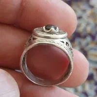 انگشتر الماس سیاه و سفید|جواهرات|خمینی‌شهر, |دیوار