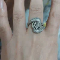 انگشتر نقره کاملا سالم نو وتمیز