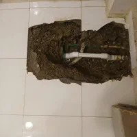 تاسیسات تشخیص ترکیدگی لوله رفع نم بادستگاه تصویری|خدمات پیشه و مهارت|تهران, نیروی هوایی (پیروزی)|دیوار