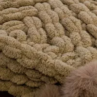 پتو پافی ترک دست باف نوزاد وکودک نرم ولطیف ومخملی|رختخواب، بالش، پتو|تبریز, |دیوار