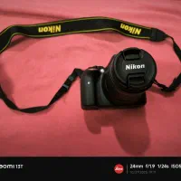 دوربین نیکون ۳۳۰۰D تمیز در حد نو با لنز 18-55|دوربین عکاسی و فیلمبرداری|بوئین و میاندشت, |دیوار