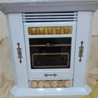 بخاری گازی طرح شومینه