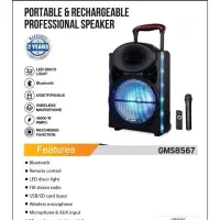 اسپیکر جیپاس 8567 شارژی و برقی فروشگاه آلفا|سیستم صوتی خانگی|کازرون, |دیوار