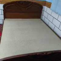 تخت خواب دونفره چوبی|تخت و سرویس خواب|اهواز, زرگان|دیوار