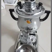 سماور نفتی برنجی برند آری تان آرم کمیاب وکلکسیونی