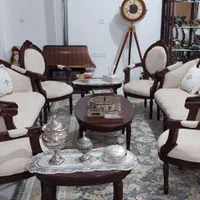 یک دست مبل ۸ نفره و یک دست میزناهارخوری ۸ نفره|مبلمان خانگی و میز عسلی|رفسنجان, |دیوار