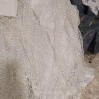 پرده،توری سفید