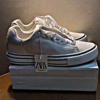 کفش کتونی چرم zara|کیف، کفش، کمربند|تهران, دولاب|دیوار