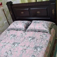 تخت خواب دونفره همراه با تشک|تخت و سرویس خواب|اراک, |دیوار