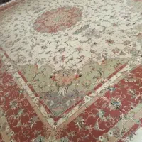 یک جفت فرش 12 متری کرم