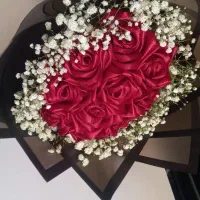 گل ربانی  گل روبانی  دسته گل|گل مصنوعی|قم, نوبهار|دیوار