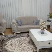 مبل هفت نفره پایه چوبی شهر پاوه