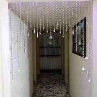 پرده های زیبای کریستالی وپولکی لوازم لوستر و پرده