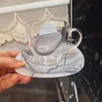 دو دست فنجان و نعلبکی لومینارک