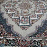 فرش ۹متری جفت اصلی نخی درحد نو جفتش ۱۷