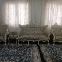 مبل استیل ۹نفره همراه میز عسلی