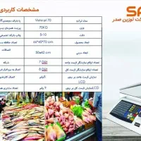 ترازو پرینتر دار 7 رقم توزین صدر|فروشگاه و مغازه|شهرکرد, |دیوار