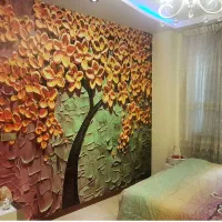 نصاب کاغذ دیواری نقاشی ساختمان|خدمات پیشه و مهارت|اسلامشهر, زرافشان|دیوار