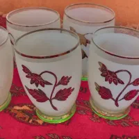 سرویس شربت خوری آبخوری لیوان شیشه ای تزیینی|صنایع دستی و سایر لوازم تزئینی|تهران, گرگان|دیوار