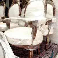 مبلمان سلطنتی 9 نفره راش با پارچه خارجی|مبلمان خانگی و میز عسلی|زنجان, |دیوار