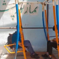 فروش تاب بازی چهارنفره فلزی