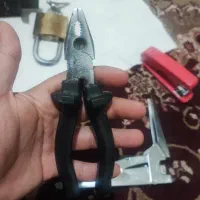 قفل کتابی و آویز و در،انبردست،آچار فرانسه،منگنه