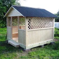 طراحی و ساخت آلاچیق و کلبه چوبی|خدمات پیشه و مهارت|بابل, |دیوار