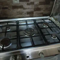 اجاق گاز 5شعله فردار تمام استیل آترین|اجاق گاز و لوازم برقی پخت‌وپز|بندرعباس, |دیوار