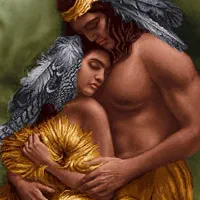 تابلو فرش عشق مقدس دست بافت